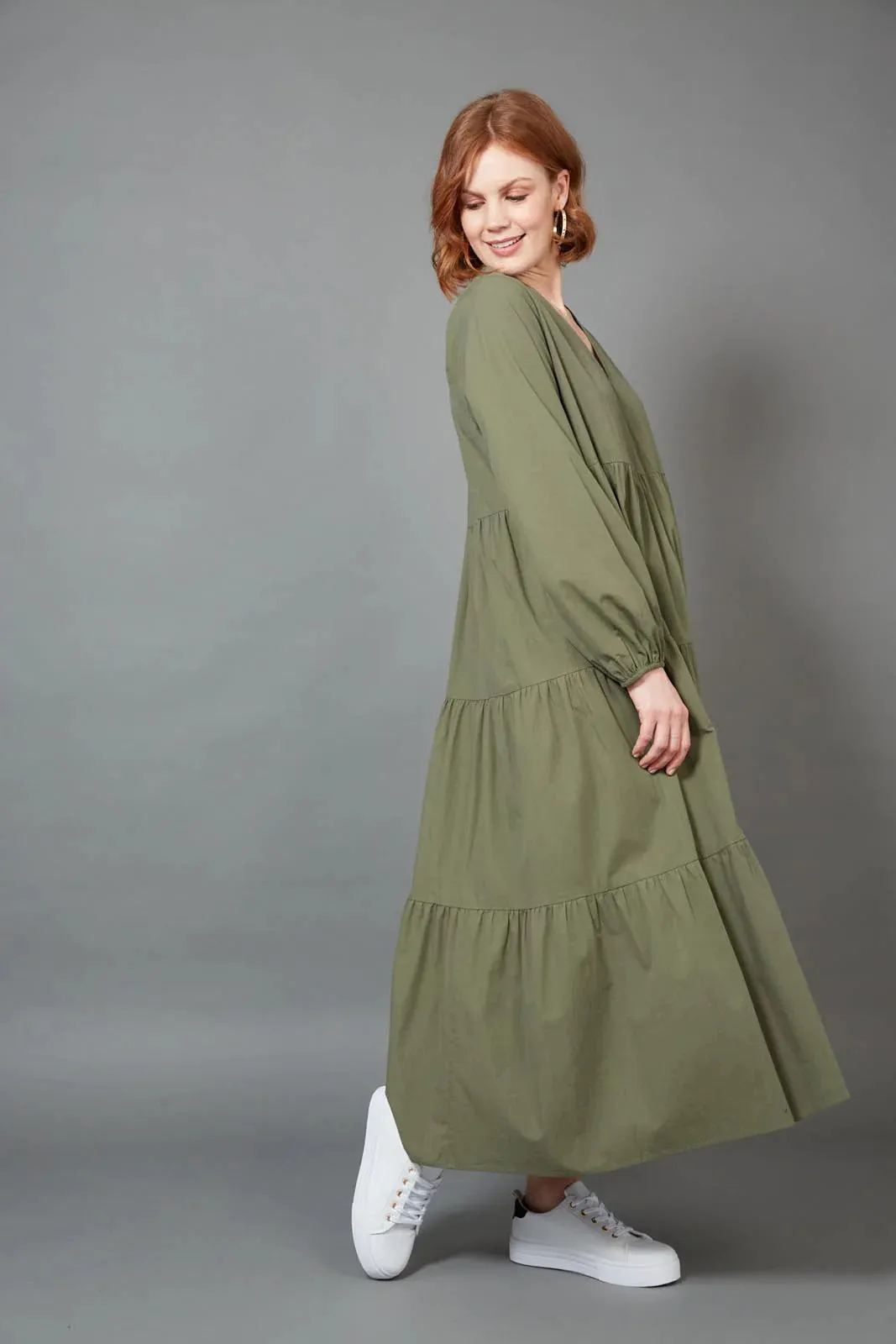 Studio Tiered Maxi / Khaki