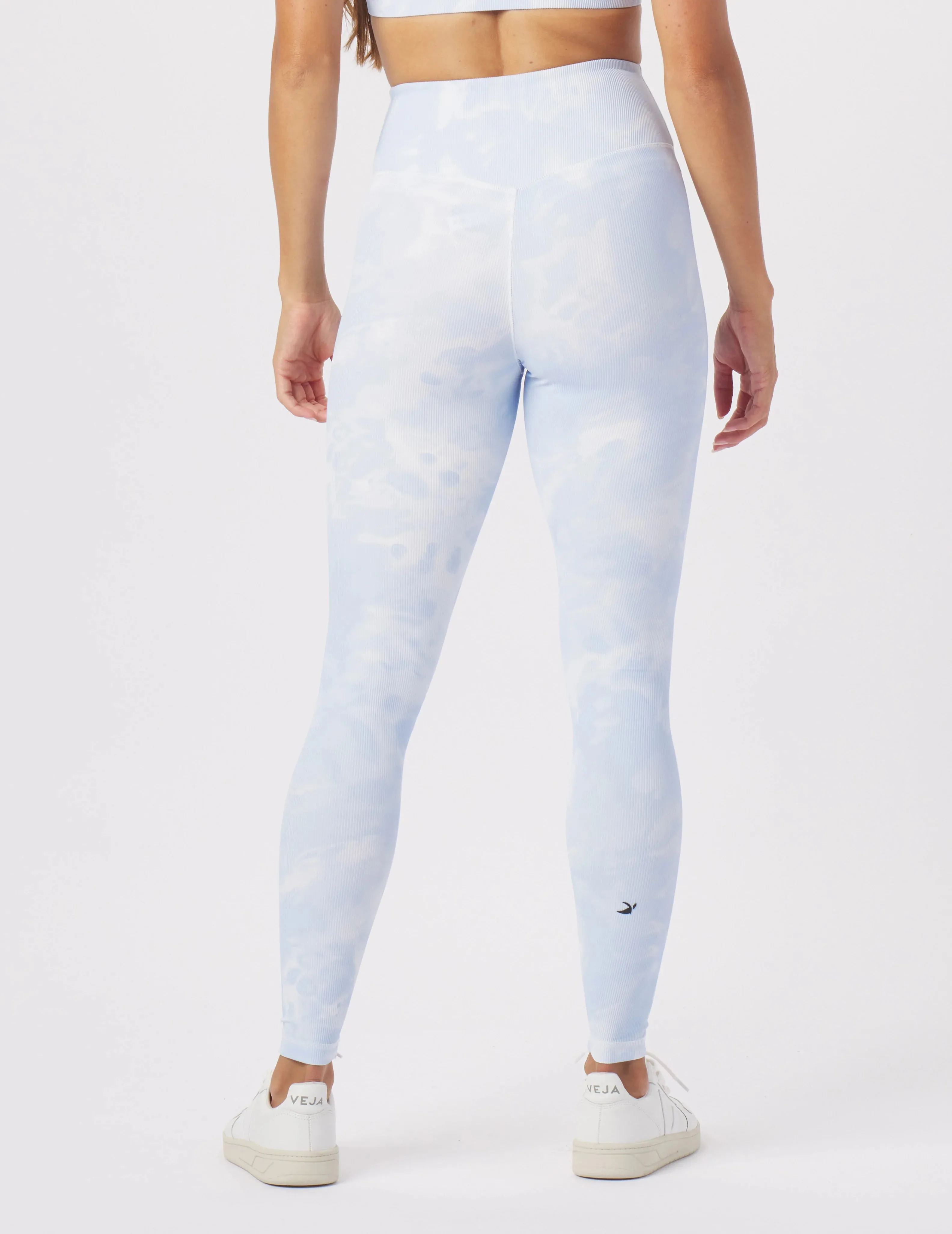 Sultry Legging: Ice Blue Lava Dye