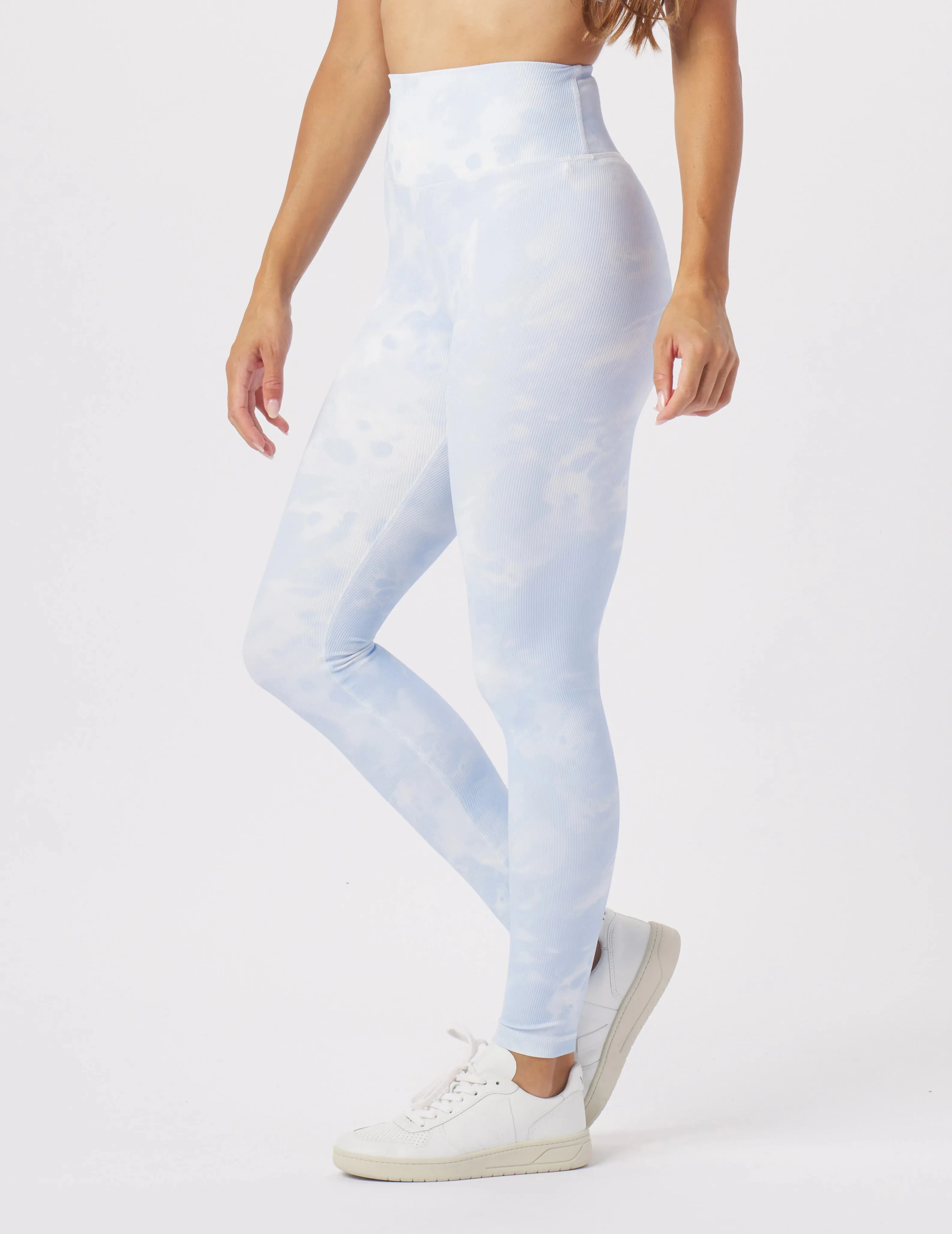 Sultry Legging: Ice Blue Lava Dye