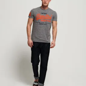 SUPERDRY Premium Goods Duo Lite Tee PODIUM MID GREY GRIT M10992NT-VS2-Medium