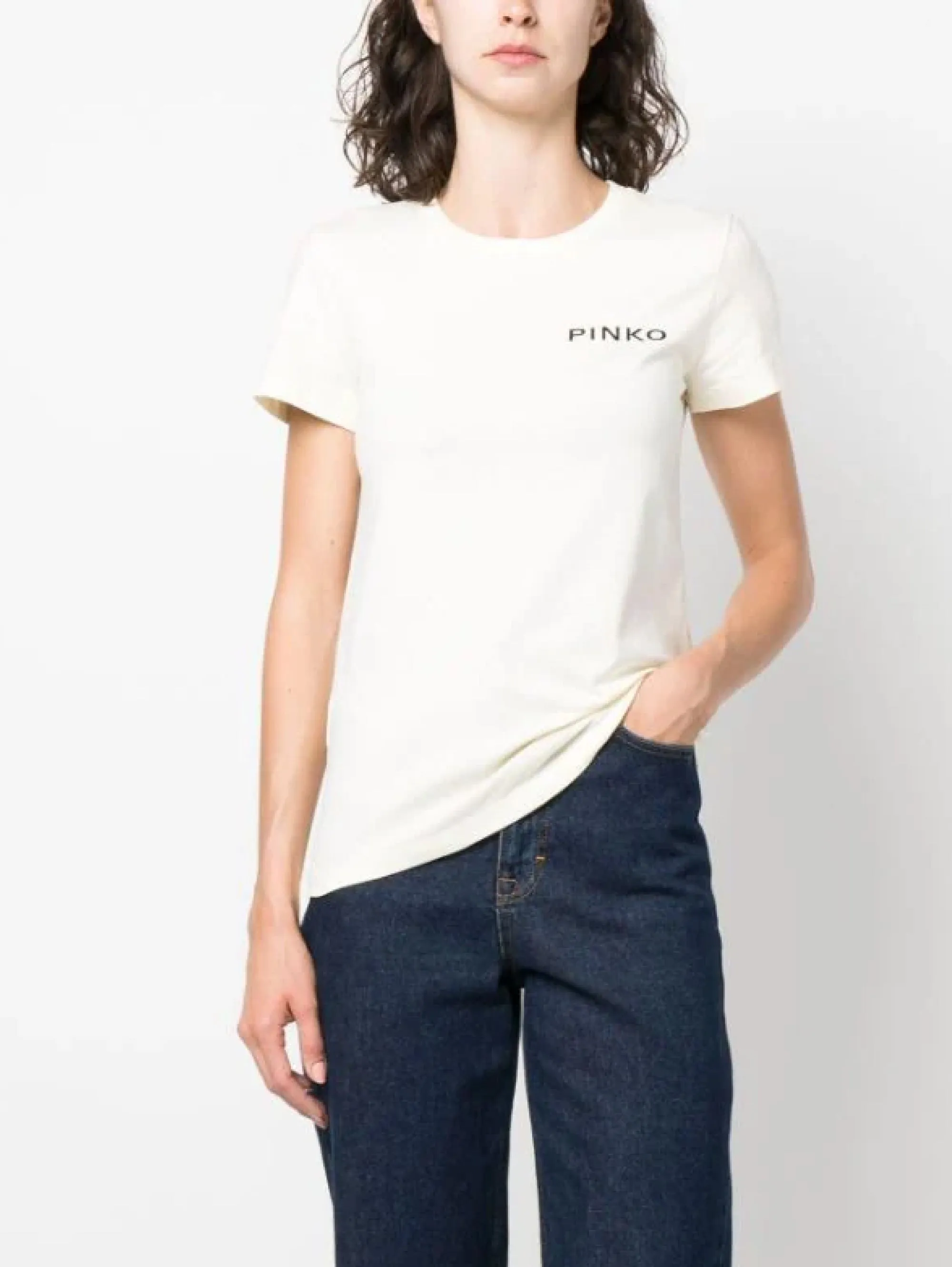 T-shirt con Stampa Pinko Lady Panna