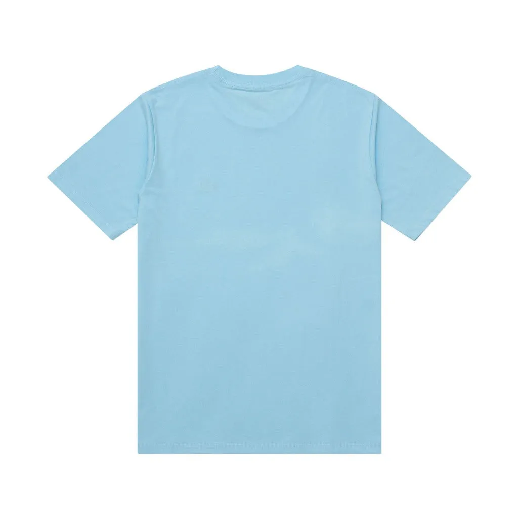 T-Shirt CROWN LOGO SS LIGHT BLUE