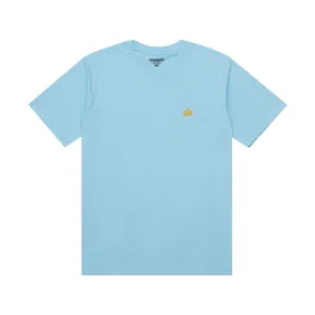 T-Shirt CROWN LOGO SS LIGHT BLUE
