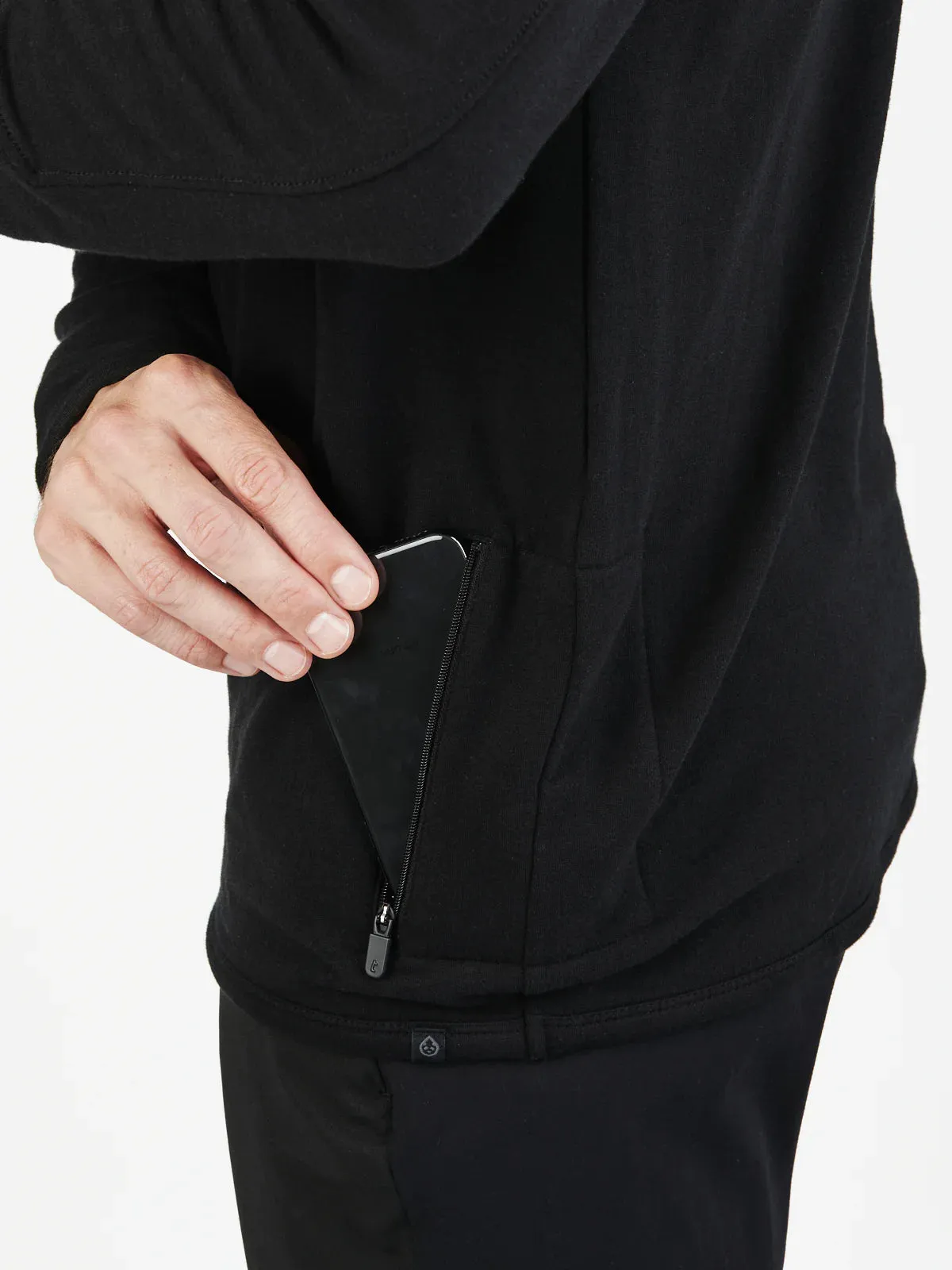 Tasc Apex Fleece 1/4 Zip in Black