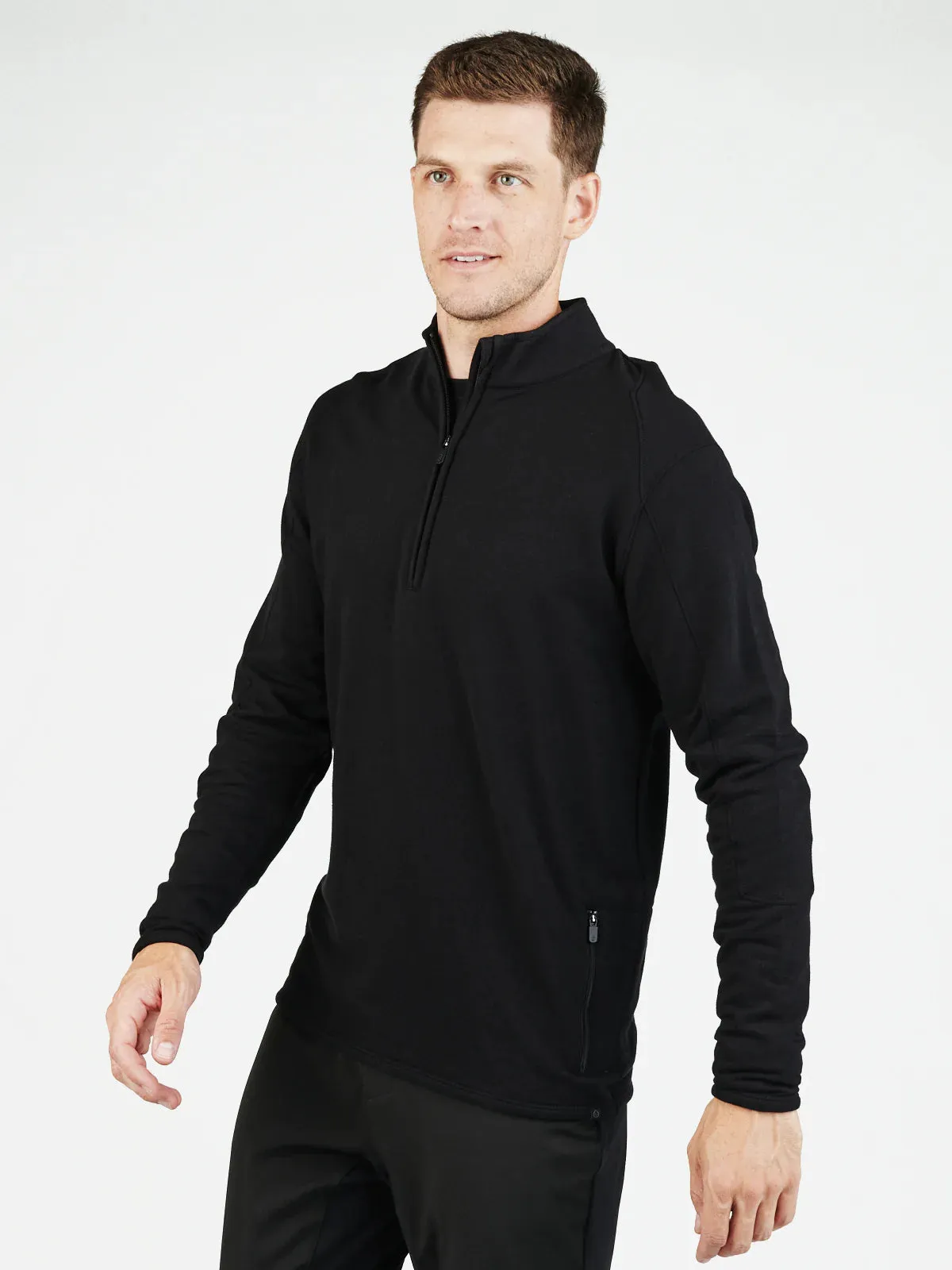 Tasc Apex Fleece 1/4 Zip in Black