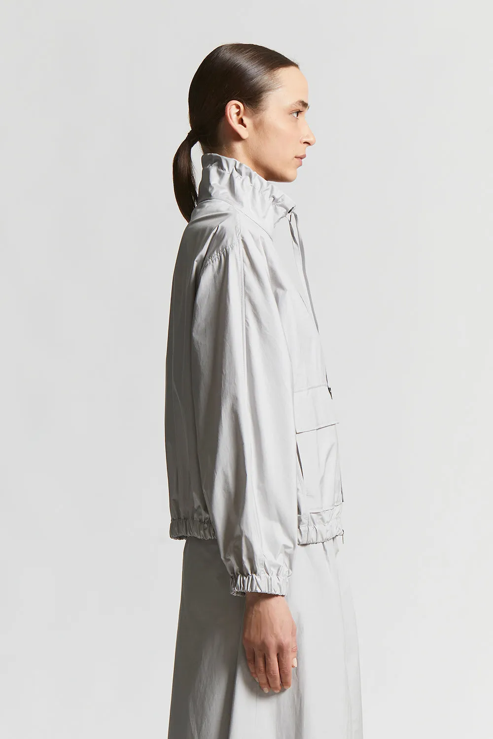 Technical cotton jacket