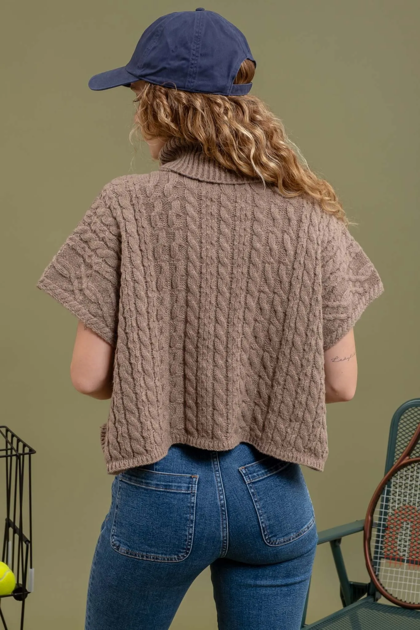 The Iliana Turtleneck Vest Top