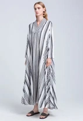 Thick Stripe Long Maxi Dress
