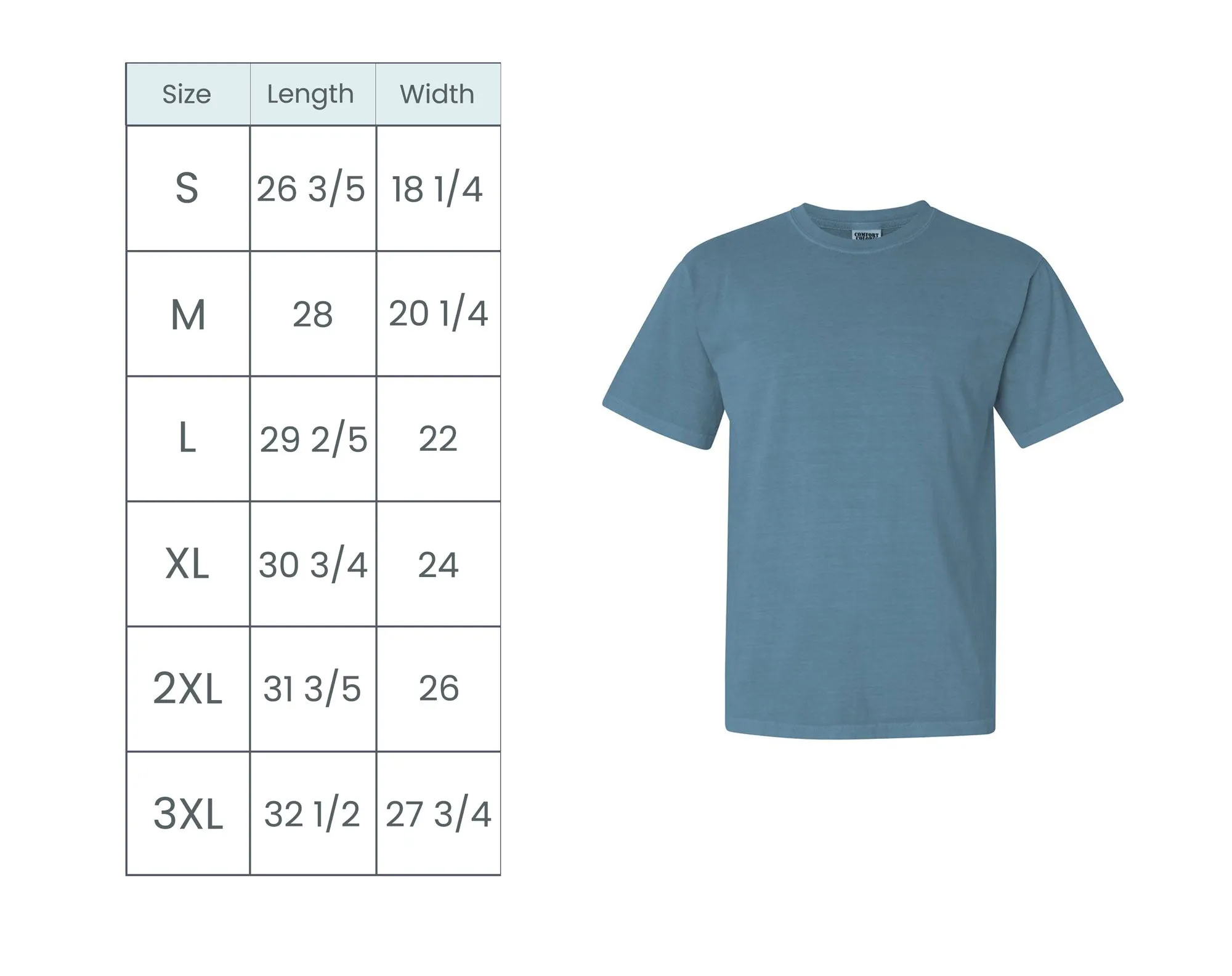 Toile Blue Floral MAMA Comfort Colors T-Shirt