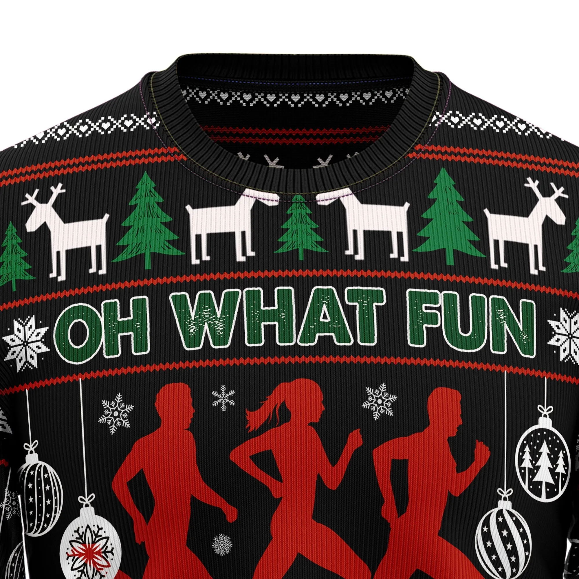 Ugly Christmas Sweater JulesRoche All-Over-Print Winter Warm