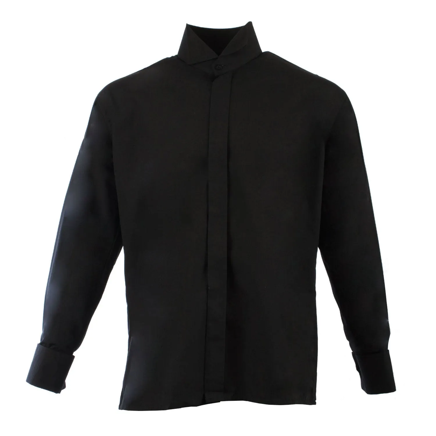 Victorian Collar Shirt Black