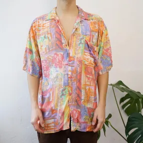 Vintage colorful shirt size L unisex