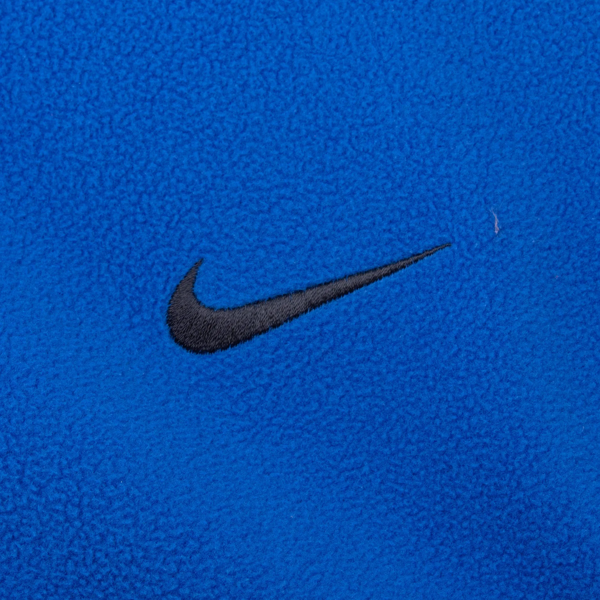 VINTAGE NIKE BLUE QUARTER ZIP FLEECE JACKET 2000S XL