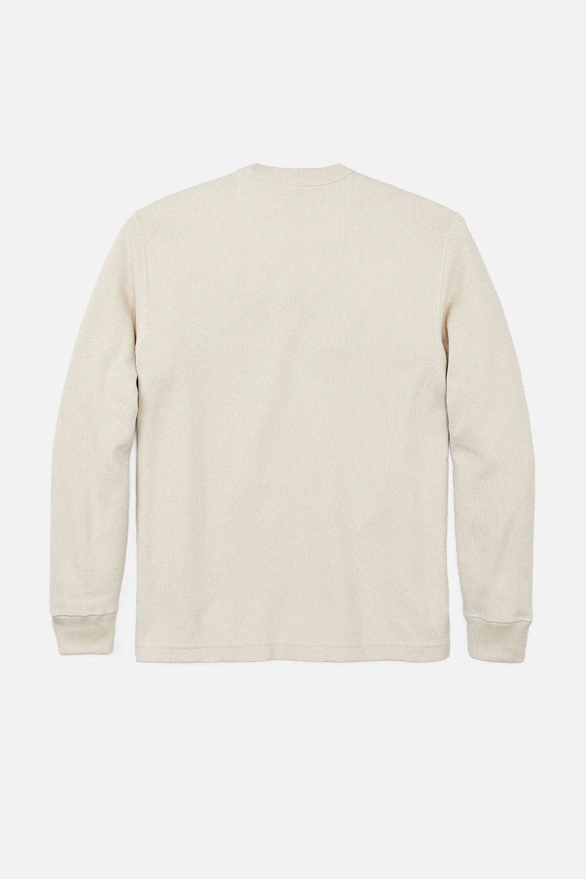 WAFFLE KNIT THERMAL CREW