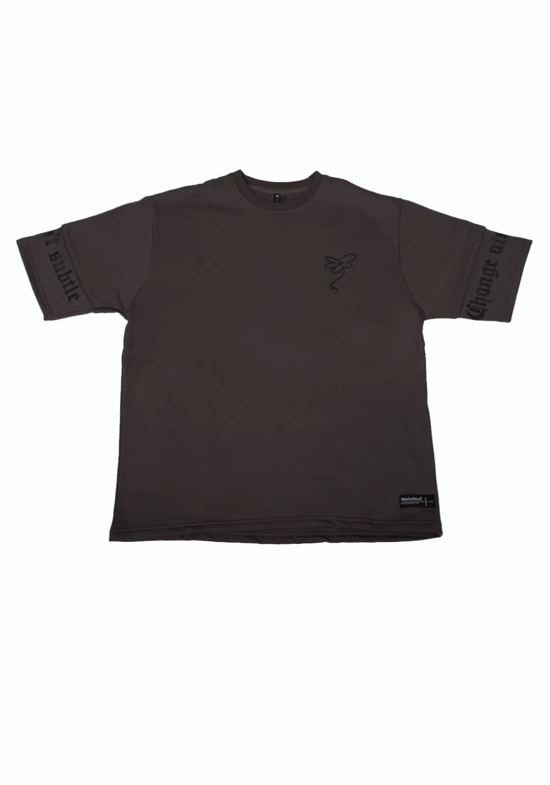 WalaWali Space Grey Layered T-shirt