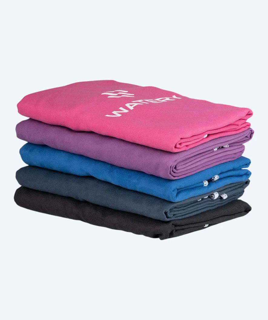 Watery badeponcho til børn - Microfiber - Sort