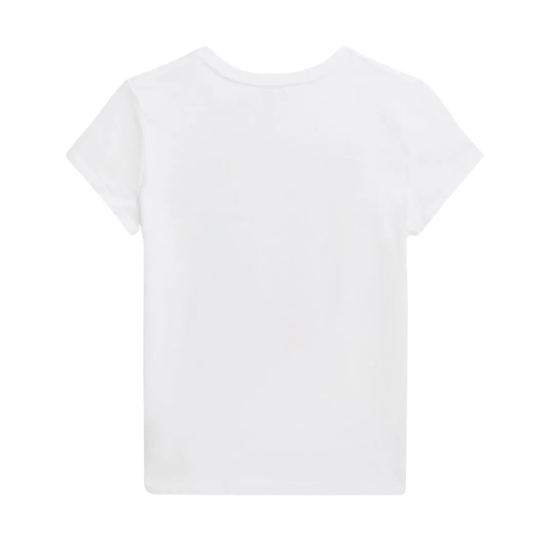 White Italian Riviera Design T-Shirt