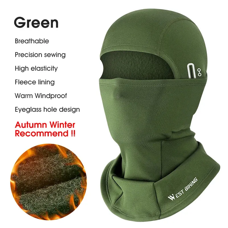 Winter Balaclava Fleece Cycling Cap