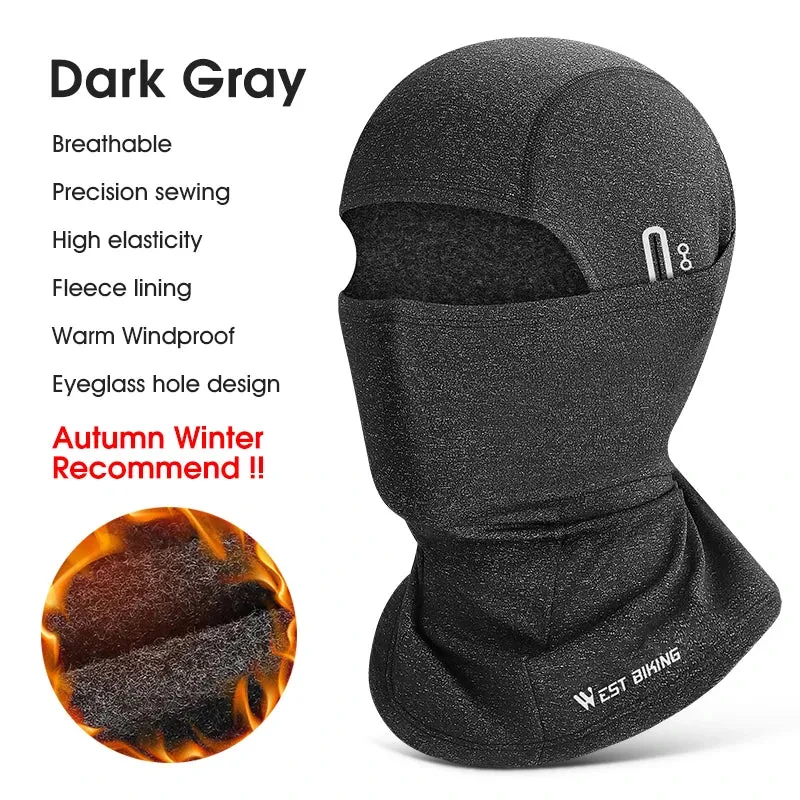 Winter Balaclava Fleece Cycling Cap