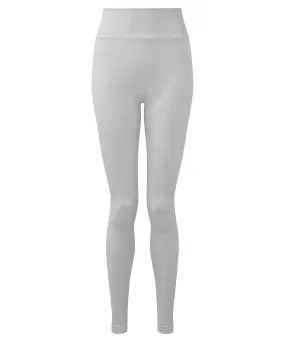 Womens TriDri® recycled seamless 3D fit multi-sport flex leggings | Cool Grey Melange