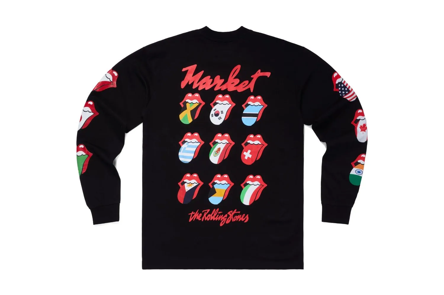 x Rolling Stones World Flag Longsleeve