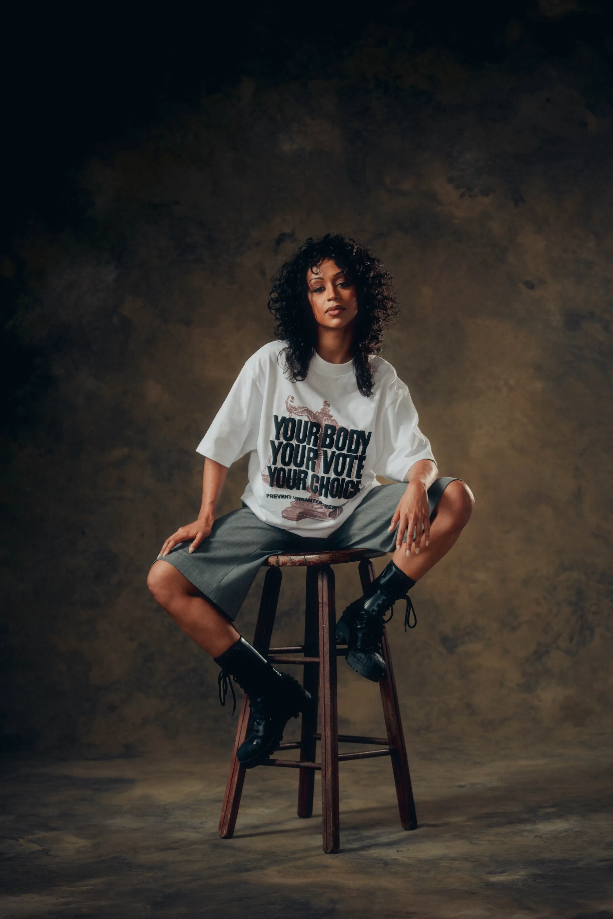 Your Body Your Vote Your Choice S/S T-Shirt (White)